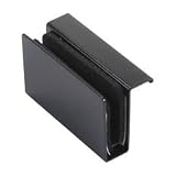 Pull, Glass Door, No-Bore, Black