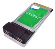  : 2 Port USB 2.0 High Speed Cardbus PCMCIA For Laptop