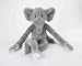 SWINGIN' SAFARI Elephant Large Plush Dog Toy with Extra Long Arms and Legs with Squeakers 22