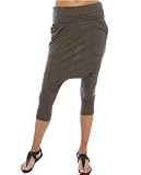 Triple 5 Soul - Triple 5 Soul The Crop Mahdia Harem Pants,Pants for Women (555 Soul)