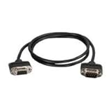 C2G / Cables to Go 52186 CMG-Rated DB9 Low Profile Null Modem M-F 12 Feet