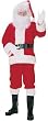 Santa Costume W/wig & Beard Adult Size 40-46