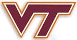 Virginia Tech Hokies 12 Car Magnet