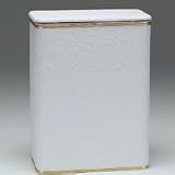 Traditional Times Quilted Vinyl Jumbo Hamper