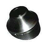 Ellington Fans SA130BB Sloped Ceiling Adapter (Brushed Chrome Shown) Bright Brass