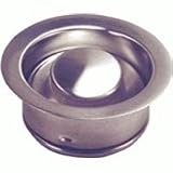 Waste King 3154 3-Bolt Mount Sink Flange and Stopper, Satin Nickel
