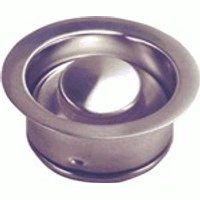 Waste King 3154 3-Bolt Mount Sink Flange and Stopper, Satin Nickel