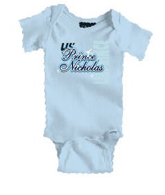 Cover image : Lil Prince Nicholas Infant Onesie