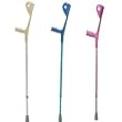 EuroStyle Lightweight Aluminum Forearm Crutch - Silver - A12165 01