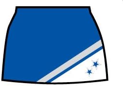 Youth Supernova Uniform Skirt, YM, Royal/White