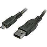BlackBerry USB Cable Micro USB 1.0m (Black)