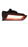 Outdoor Living : Black Mojave Sun Electric Wall Mounted Infrared Patio Heater