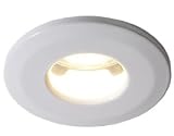 NEBULA IP65 Rated White Fixed Head Shower Downlight