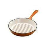 Rachael Ray 11 Round Deep Grill Pan- Orange
