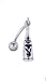 Bunny on Bottle Belly Ring