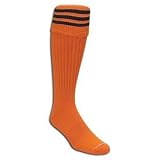 Three-Stripe Socks (Orange/Black)