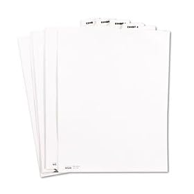 80000 Series Legal Index Dividers, Bottom Tab, Printed Exhibit 4, 25/Pack
