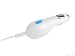 Professional White Car Charger for Alcatel OT-900A with Blue Xeon LED, Digital Rapid and Slow charge feature!