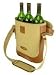 Tan Safari 3 Bottle Cooler