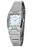 BULOVA Watches:Bulova Watches 96P000 Bracelet White Mother-of-Pearl Dial Stainless Steel Women's Watch