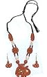 Necklace and Earrings Terracota Jewelry (mnklcs011)