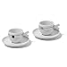 Babette Mocha Cup & Saucer (set of two) by Alessi
