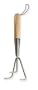 Brook & Hunter 14010C Premium Garden Cultivator with Handcrafted Red Oak Handle and Stainless Steel Alloy Polished Head