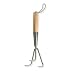 Brook & Hunter 14010C Premium Garden Cultivator with Handcrafted Red Oak Handle and Stainless Steel Alloy Polished Head
