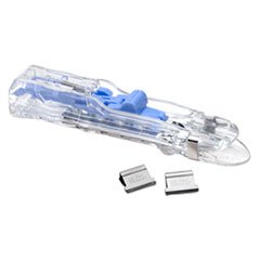 7510013926965 Clam Clip Dispenser, Large, Stnles Stl Clip, Holds 60Pg Black