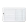 Wilson Jones Ring Ledger Sheets, 5 x 8.5 Inches, 24 Pound Paper, White, 100 Sheets per Pack (W758-50A)