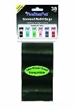 Pet Supplies : 5Star Cored Scented Dog Walking Poop Bags Black 36 count