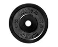 Kraiburg 45 lb Rubber Bumper Weight Plates for Crossfit Powerlifting, One Pair