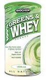 Biochem 100 Greens and Whey Protein Powder - Vanilla - 227-Ounce