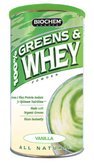 Biochem 100% Greens and Whey Protein Powder, Vanilla, 22.7-Ounce
