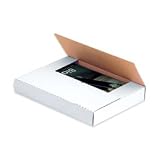 Multi Depth White Bookfold 12 1/2 x 12 1/2 x 1/2 or 1 (M12121) Category: Mailers and Pouches