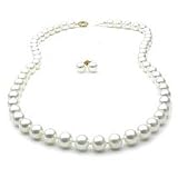 14k Gold Pink Cultured Freshwater Pearl 3-piece Set