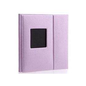Flashpoint Overlapping CD Holder, Holds 1 CD, with Cover Window, Color: Violet.