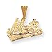 14K Yellow Gold New York NY Mets Name Pendant