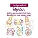 Pack of 24 HIPSTER Stretchy Shapes : Tie-Dyed Rubber Bands + Free Carabina To Carry Your Bands!_s-1