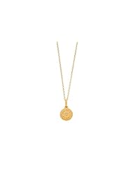 Baroni Karmic Wheel Necklace in 24K Gold Plate over Sterling
