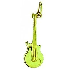 E-Gitarre Elektrogitarre Anh�nger 3D echt 14 Karat Gold 585 (Art.205004)