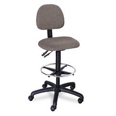 Trenton Multi-Task Swivel Stool, 23-33in Seat Height, Dark Gray