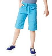 Pure Cotton Pull On Ribbed Waistband Shorts