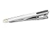 Stainless Steel & 18K Yellow Gold Tie Pin With Carbon Fiber