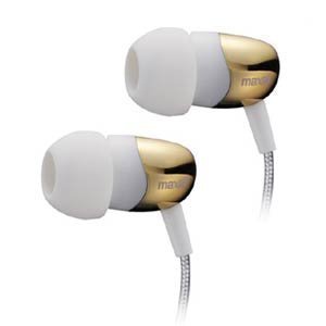 maxell カナルタイプ ヘッドホン お好きなカラーで軽快に楽しむ高音質 シャンパンゴールド HP-CN22-GD