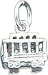 Sterling Silver Trolley Charm
