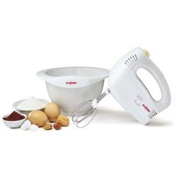 Hand Mixer with Bowl - Girmi (White) (200 Watts)