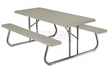 Fold-Away Picnic Table 72 X 30 - Putty