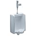 Zurn Z5758.205.00 1-Pint Per Flush High Efficiency Urinal System Top Spud Enlarged Footprint Urinal with Exposed Battery Flush Valve