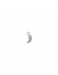 Art and Craft Supply: Shipwreck Beads Pewter Crescent Moon Charm with Stars, Metallic, Silver, 9 by 19mm, 8-Piece - Shipwreck Beads